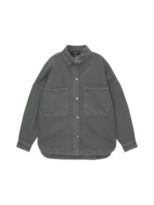 Kurtka jeansowa PULL&BEAR szary