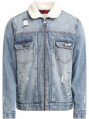 Kurtka jeansowa Redefined Rebel jasnoniebieski denim