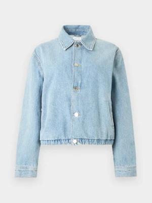 Kurtka jeansowa Samsøe Samsøe jasnoniebieski denim