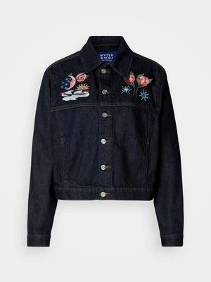 Kurtka jeansowa Scotch & Soda ciemnoniebieski
