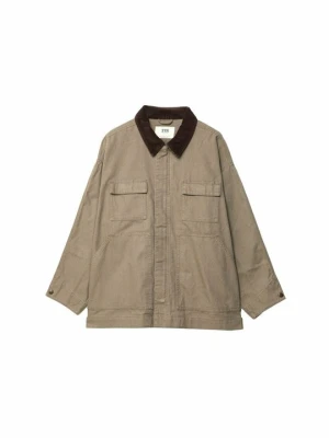 Kurtka jeansowa Stradivarius khaki