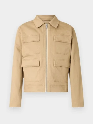 Kurtka jeansowa The Kooples beżowy