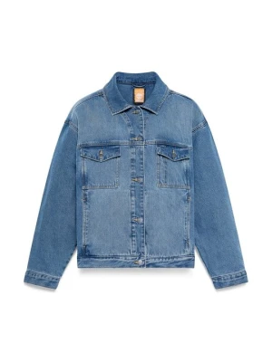 Kurtka jeansowa Timberland jasnoniebieski