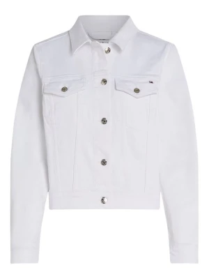 Kurtka jeansowa Tommy Hilfiger biały