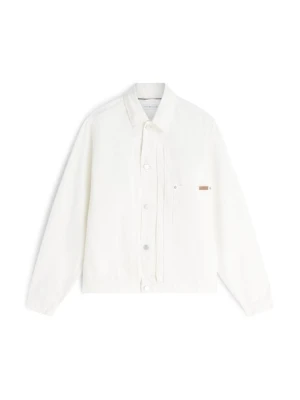 Kurtka jeansowa Tommy Hilfiger biały