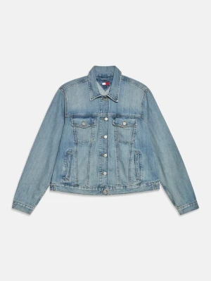 Kurtka jeansowa Tommy Hilfiger jasnoniebieski denim