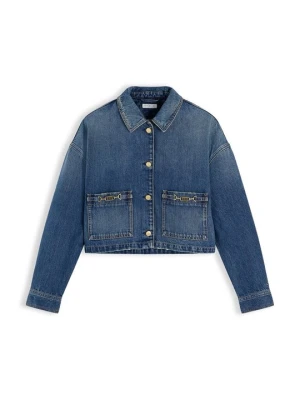 Kurtka jeansowa Tommy Hilfiger niebieski denim
