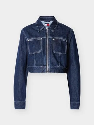 Kurtka jeansowa Tommy Jeans ciemnoniebieski