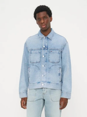 Kurtka jeansowa Tommy Jeans jasnoniebieski denim