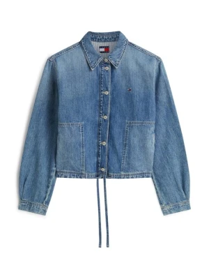 Kurtka jeansowa Tommy Jeans niebieski denim