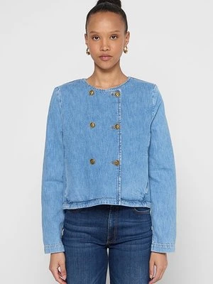 Kurtka jeansowa TWINSET niebieski