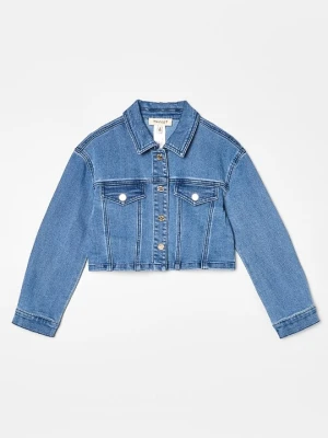 Kurtka jeansowa TWINSET niebieski denim