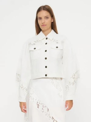 Kurtka jeansowa TWINSET zielony