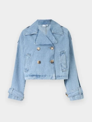 Kurtka jeansowa Vero Moda jasnoniebieski denim