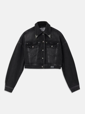 Kurtka jeansowa Versace Jeans Couture czarny