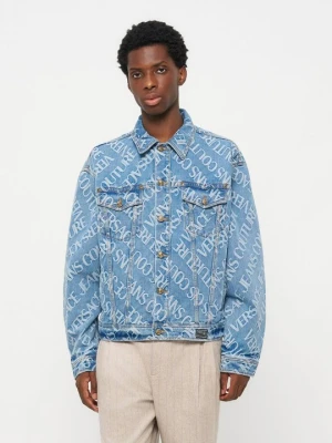 Kurtka jeansowa Versace Jeans Couture jasnoniebieski