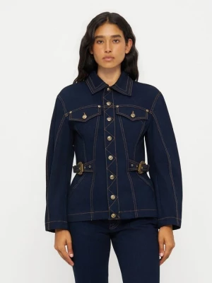 Kurtka jeansowa Versace Jeans Couture niebieski