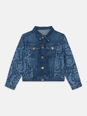 Kurtka jeansowa Versace niebieski denim