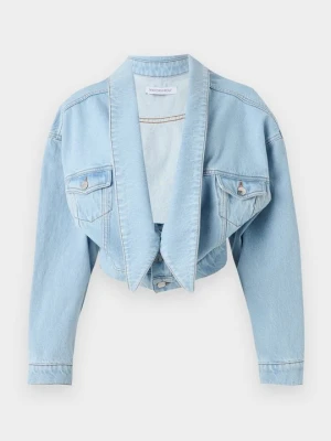Kurtka jeansowa Viktor&Rolf jasnoniebieski denim