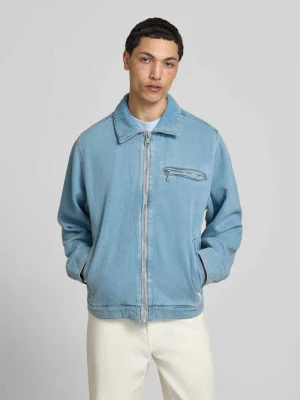 kurtka jeansowa w kroju regular fit z czystej bawełny model 'ELZO' Hugo Blue