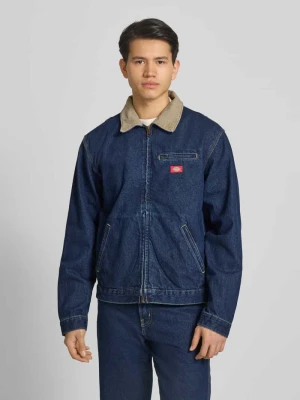 kurtka jeansowa z detalem z logo i zamkiem błyskawicznym Dickies