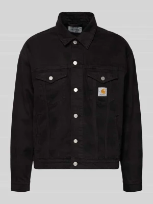 Kurtka jeansowa z detalem z logo model ‘EVERSON’ Carhartt Work In Progress