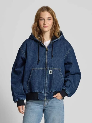 Kurtka jeansowa z kieszenią kangurką Carhartt Work In Progress