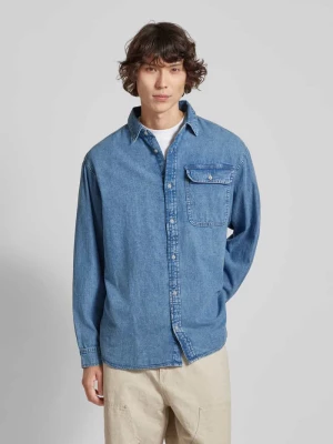 Koszula jeansowa z kieszenią na piersi model ‘WILSON’ jack & jones