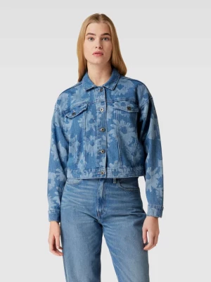 Kurtka jeansowa z kieszeniami na piersi model ‘Betsie’ Ichi