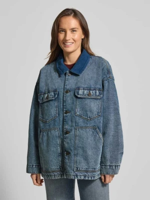 Kurtka jeansowa z kieszeniami na piersi model „JOYBIRD” American vintage