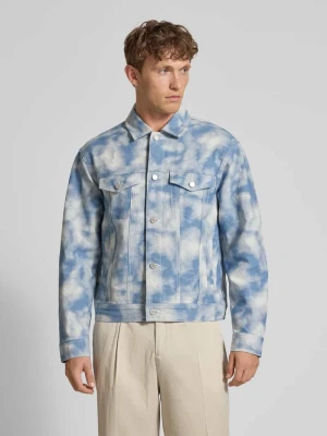 Kurtka jeansowa z kieszeniami na piersi model ‘Rally Cloud’ Les Deux