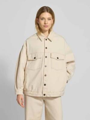 Kurtka jeansowa z kieszeniami na piersi model ‘SNOPDOG’ American vintage