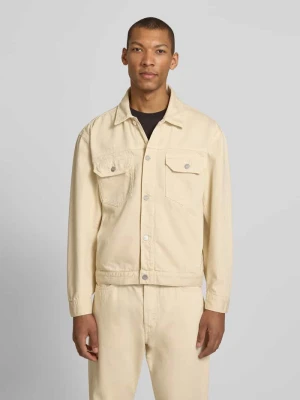 kurtka jeansowa z kieszeniami na piersi model 'Type 10' Wood Wood