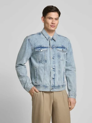 Kurtka jeansowa z kieszeniami z patką model ‘Luca’ GABBA