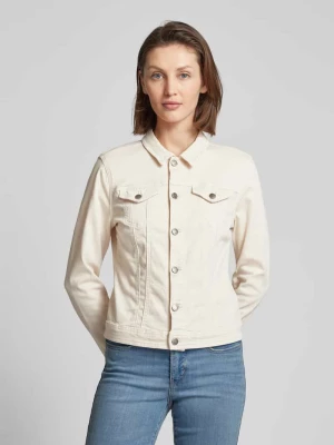 Kurtka jeansowa z kieszeniami z patką na piersi model ‘Erna’ Soyaconcept