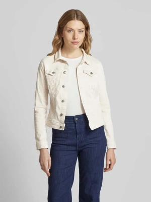 Kurtka jeansowa z kieszeniami z patką na piersi model ‘Erna’ Soyaconcept