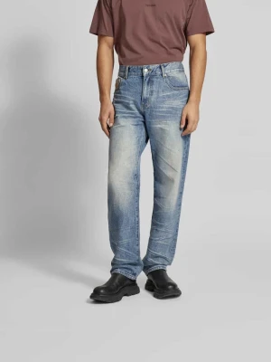 Kurtka jeansowa z listwą guzikową Billionaire Boys Club Jeansowy niebieski