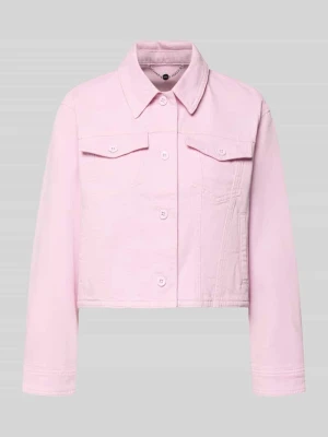 Kurtka jeansowa z listwą guzikową i kieszeniami na piersi Marc Cain