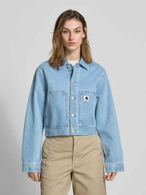 Kurtka jeansowa z listwą guzikową model ‘Arca’ Carhartt WIP Jeansowy niebieski