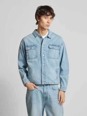 Kurtka jeansowa z listwą guzikową model ‘CHASE’ jack & jones