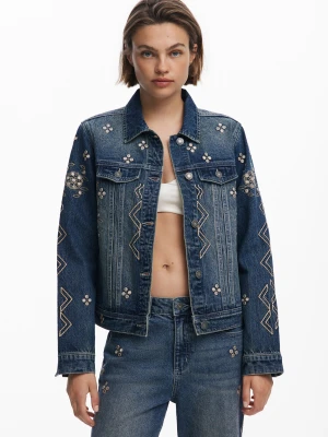 Kurtka jeansowa z lusterkami Desigual