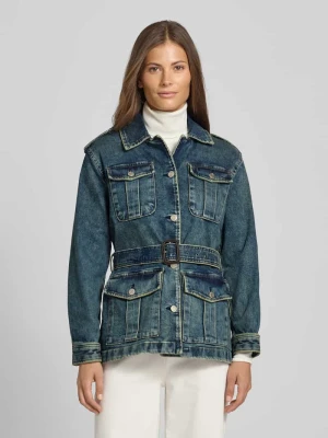 Kurtka jeansowa z mieszanki bawełny z wykładanym kołnierzem model ‘Kufrell’ Lauren Ralph Lauren