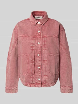 kurtka jeansowa z naszywanymi kieszeniami model 'RUNO' Bash