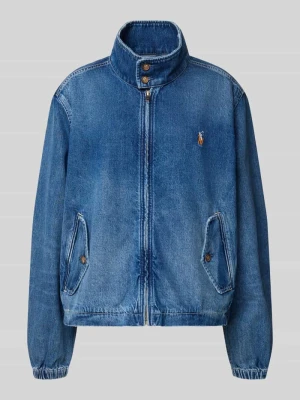 Kurtka jeansowa z wyhaftowanym logo Polo Ralph Lauren