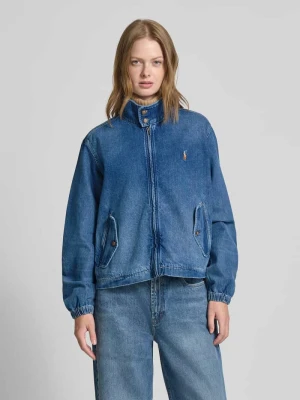 Kurtka jeansowa z wyhaftowanym logo Polo Ralph Lauren
