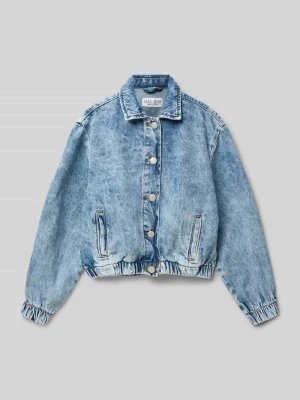 Kurtka jeansowa z wykładanym kołnierzem CARS JEANS
