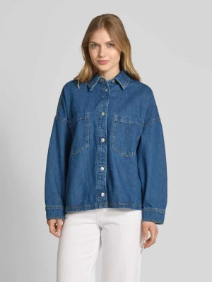 Kurtka jeansowa z wykładanym kołnierzem model ‘CREEK’ Vila