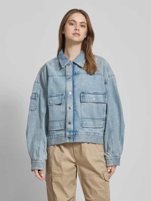 Kurtka jeansowa z wykładanym kołnierzem model ‘Drifter Utility’ G-Star Raw