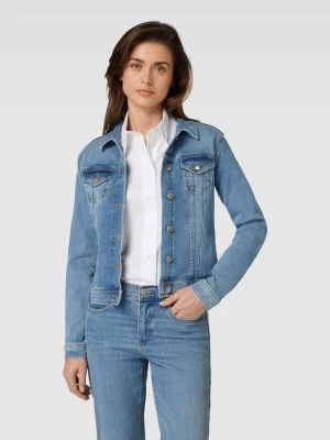Kurtka jeansowa z wykładanym kołnierzem model ‘Kimberly’ Soyaconcept