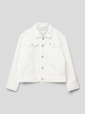 Kurtka jeansowa z wykładanym kołnierzem Tommy Hilfiger Teens